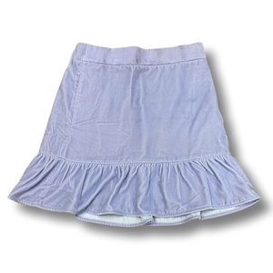 J. Crew Lilac Velvet Mini Skirt